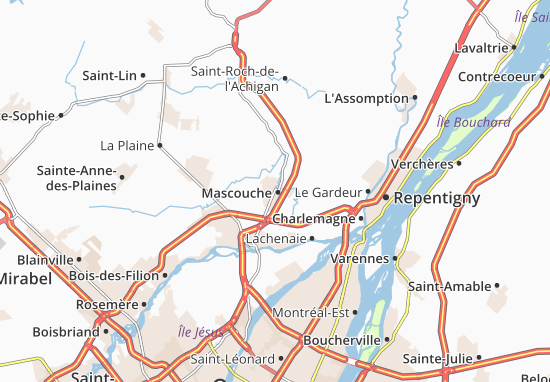 Mascouche Map