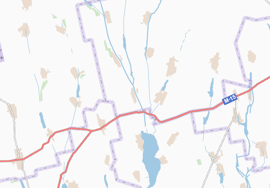 Karte Stadtplan Ostrivne