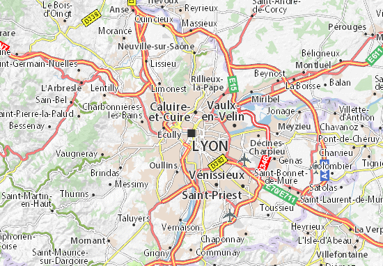 carte de lyon