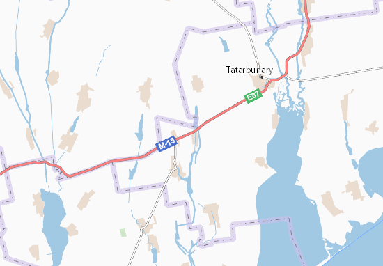 Kaart Plattegrond Bashtanivka