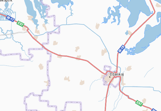 Karte Stadtplan Lobanove