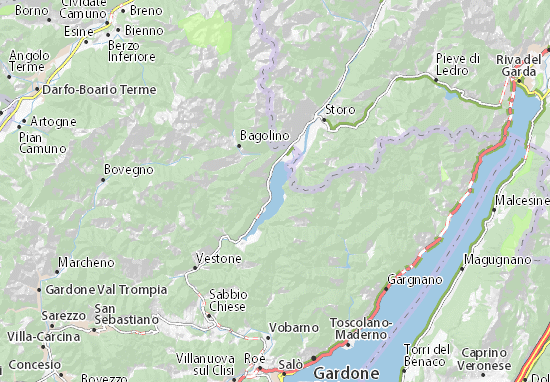 Mappe-Piantine Lago d&#x27;Idro