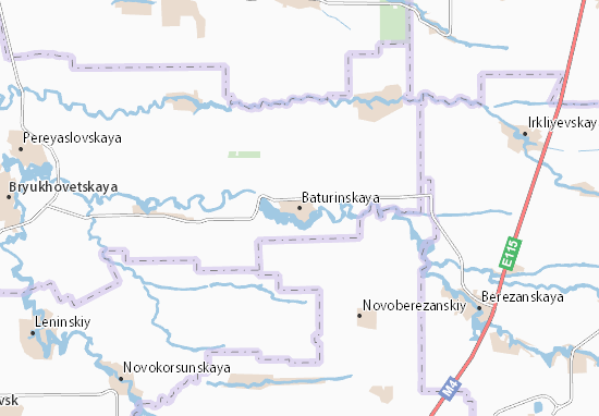 Mapa Baturinskaya
