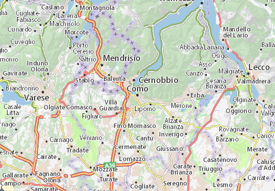 Mappe-Piantine Como