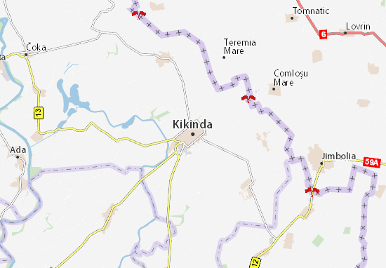 Mapa Kikinda
