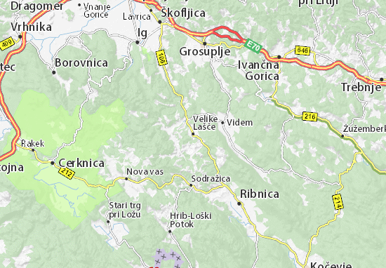 Mappe-Piantine Velike Lašče