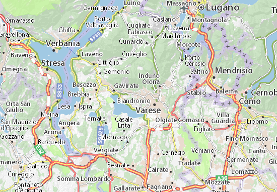 Karte Stadtplan Casciago