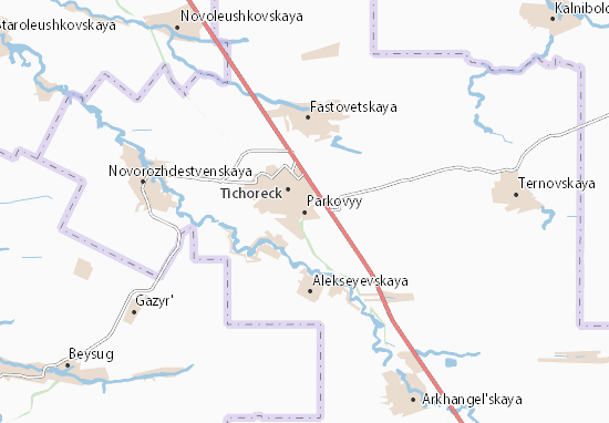 Karte Stadtplan Parkovyy