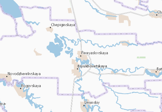 Kaart Plattegrond Pereyaslovskaya