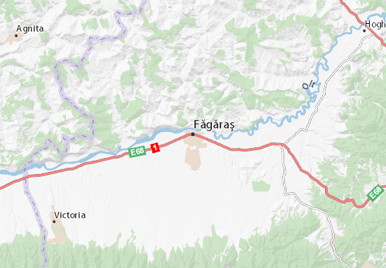 Kaart Plattegrond Făgăraş