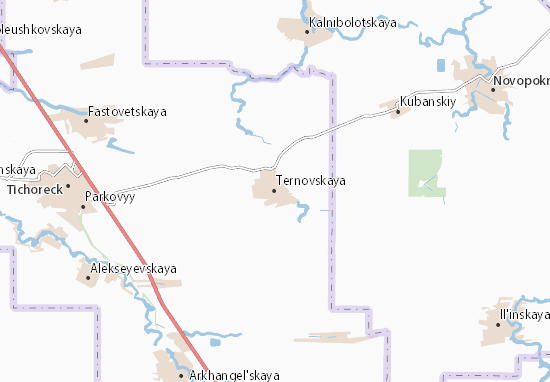 Kaart Plattegrond Ternovskaya