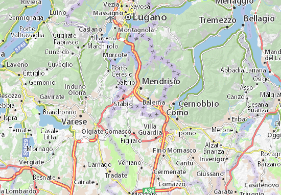 Karte Stadtplan Coldrerio