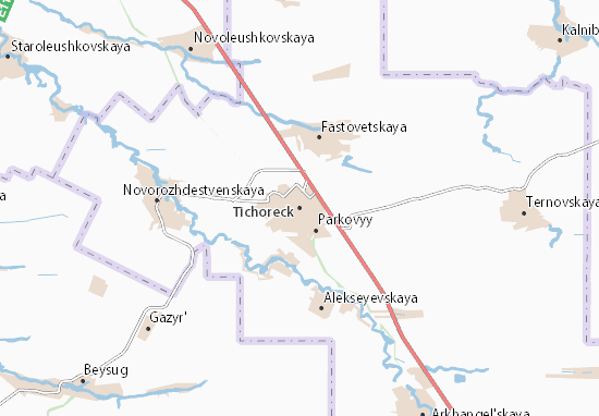 Kaart Plattegrond Tichoreck