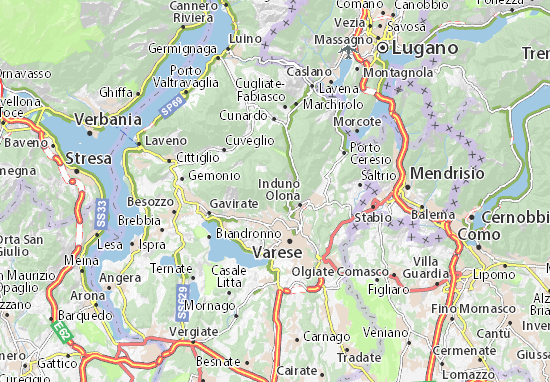 MICHELIN Rasa di Varese map - ViaMichelin