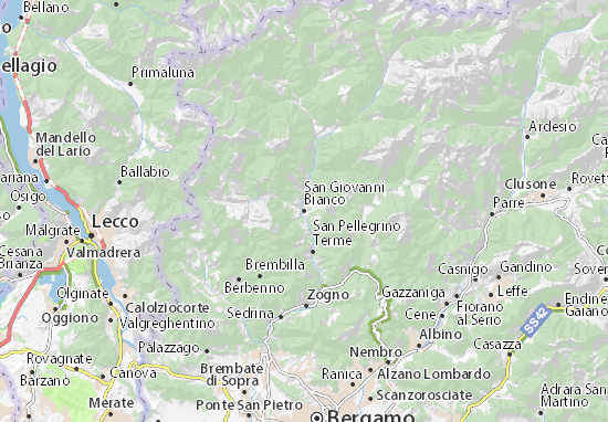 San Giovanni Bianco Map