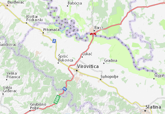 Lukač Map