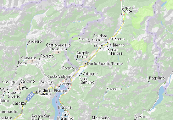 Mapa MICHELIN Terme - plano Boario - ViaMichelin