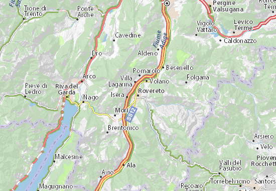 Rovereto Map