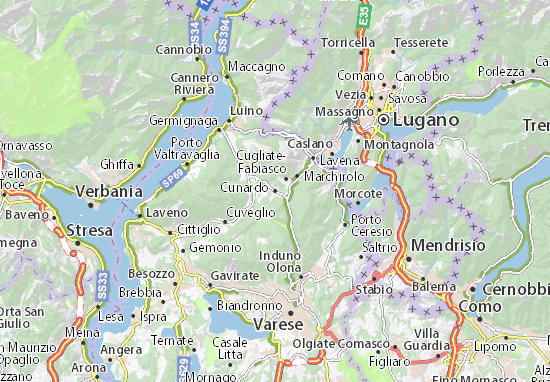 Cunardo Map