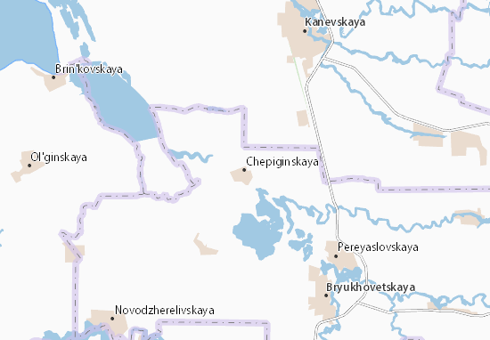Karte Stadtplan Chepiginskaya
