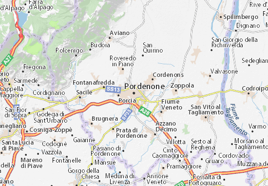 Mappe-Piantine Pordenone