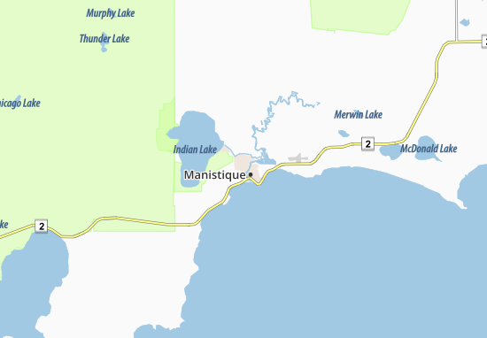 Manistique Map