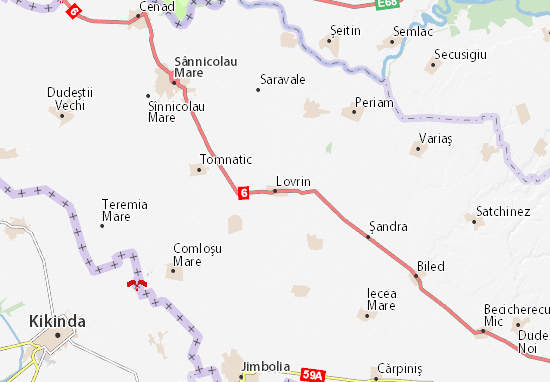 Lovrin Map