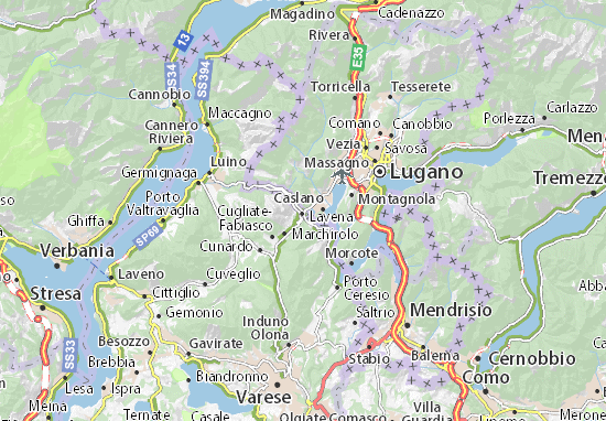 Karte Stadtplan Ponte Tresa