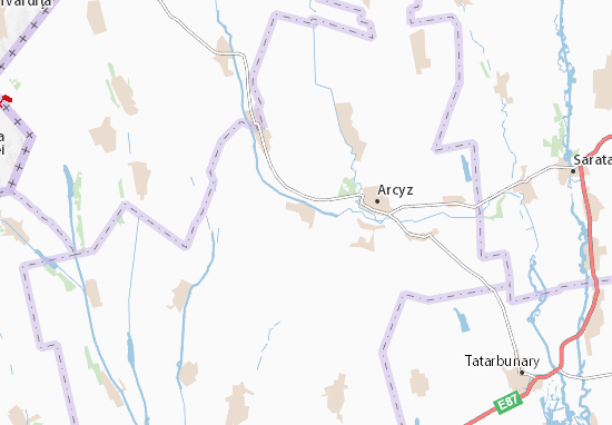 Karte Stadtplan Teplytsya