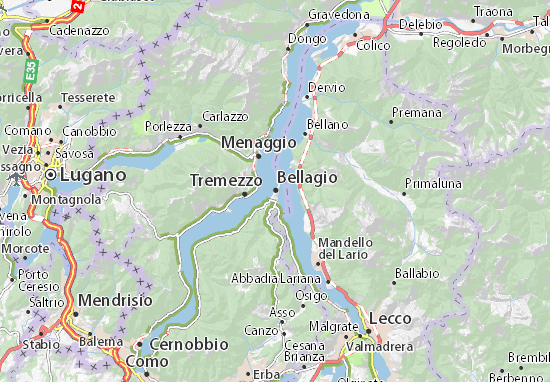 Mapa Plano Bellagio