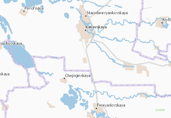 Kaart Plattegrond Pridorozhnaya