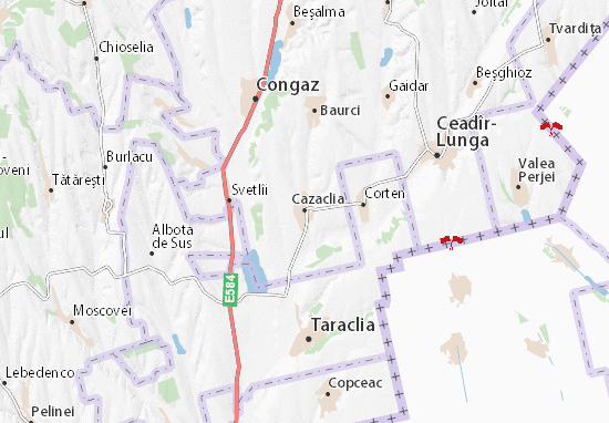 Kaart Plattegrond Cazaclia