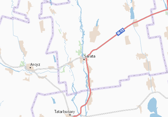 Karte Stadtplan Sarata