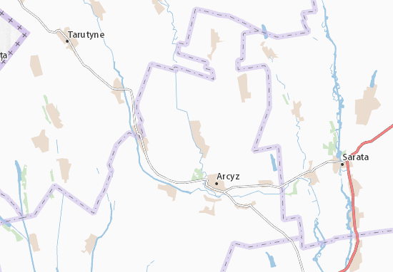 Karte Stadtplan Myrnopillya