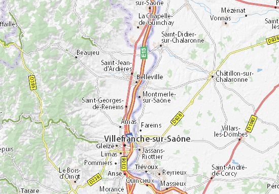 Carte-Plan Montmerle-sur-Saône