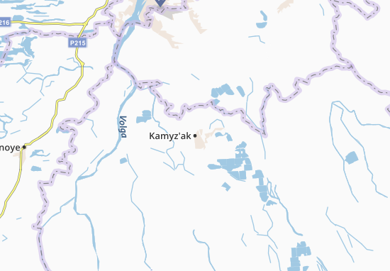 Karte Stadtplan Kamyz&#x27;ak