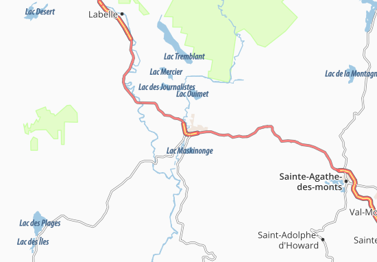 Carte-Plan Saint-Jovite