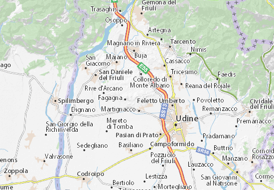 Karte Stadtplan Moruzzo