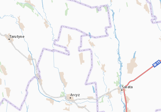 Mapa Voznesenka Persha