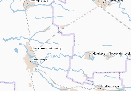 Karte Stadtplan Krasnogvardeyets