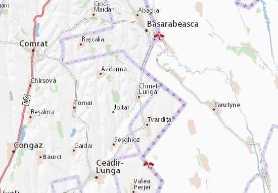 Karte Stadtplan Chiriet-Lunga