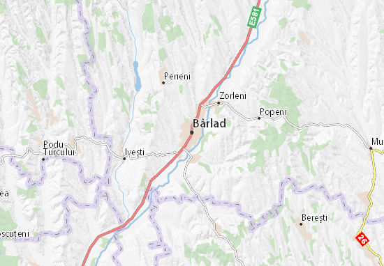 Bârlad Map