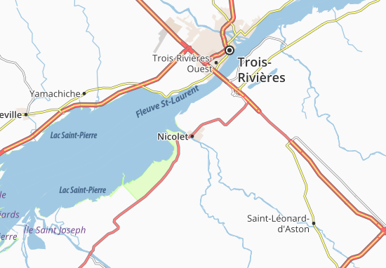 Karte Stadtplan Nicolet