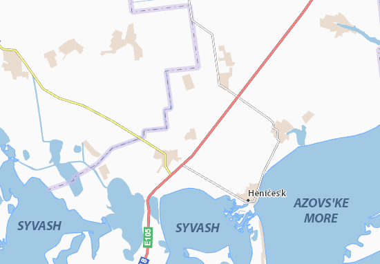 Mapa Shchorsivka