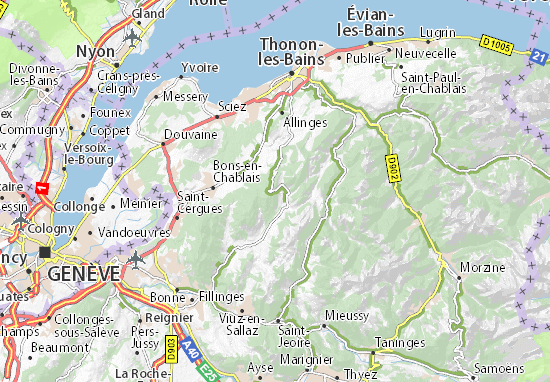 Karte Stadtplan Col de Cou
