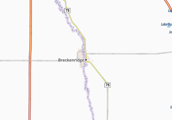 Karte Stadtplan Breckenridge