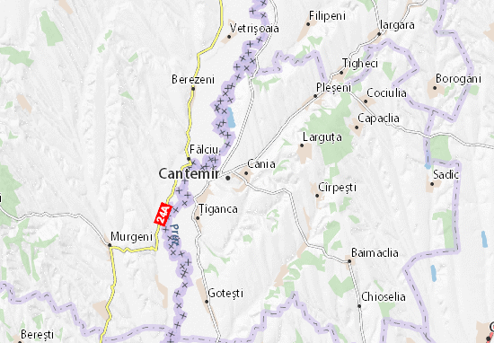 Kaart Plattegrond Cania
