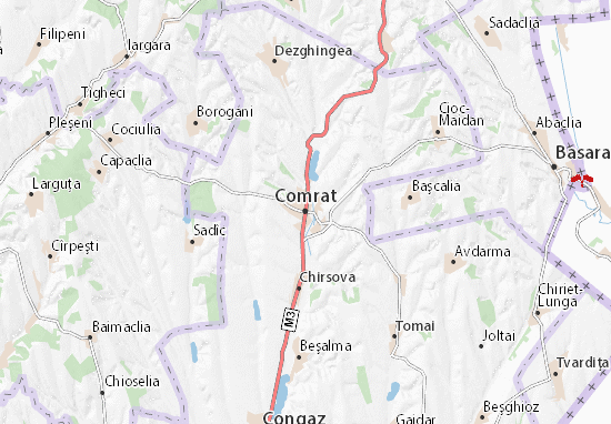 Comrat Map