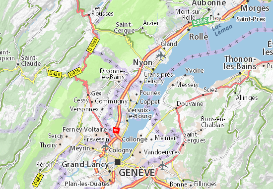 Mapa Founex