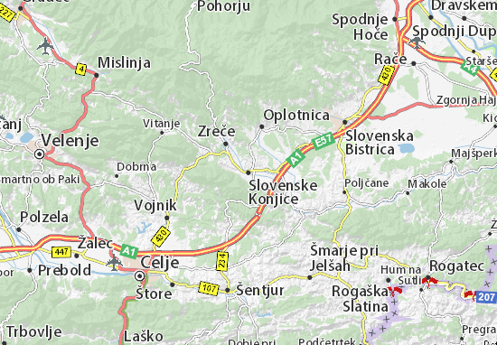 Mapas-Planos Slovenske Konjice